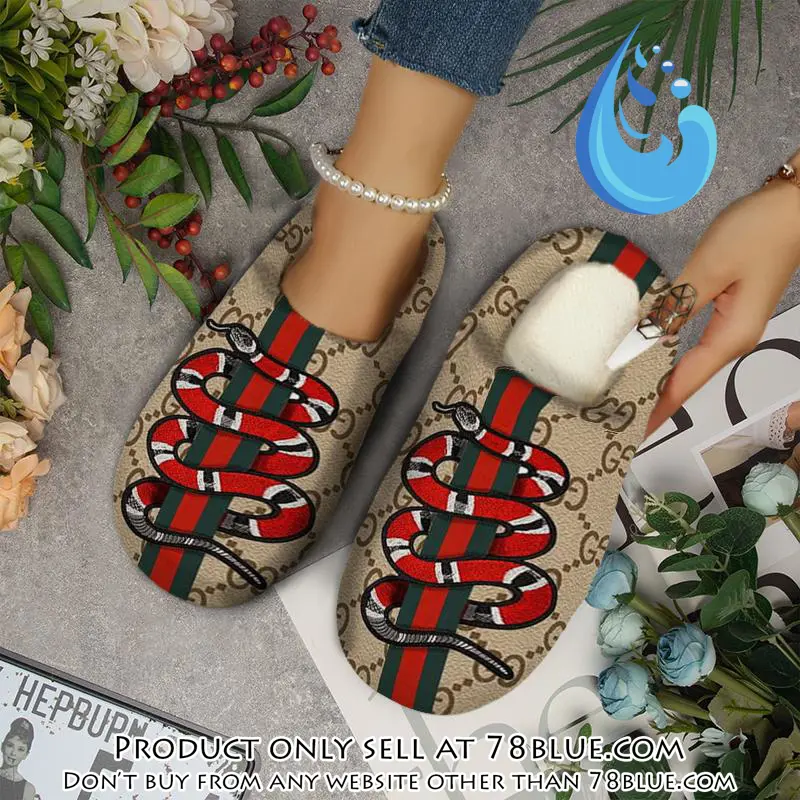 Gucci fleece slippers luxury inhouse slippers ihs1012 78b1504167